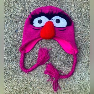 Vintage Muppets ANIMAL beanie Hate with tassels